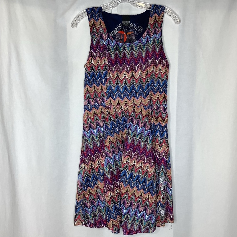 Desigual La Vida Chula Multicolored Sleeveless Dress Sz S
